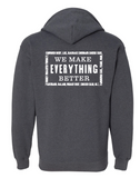 Employee ADULT Gildan Pullover Hoodie - Dark Heather Grey - We Make Everything Better