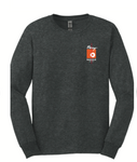 ADULT Gildan Long Sleeved T-shirt in Dark Gray - We Make Everything Better