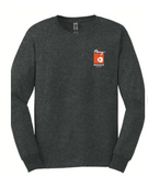 Employee ADULT Gildan Long Sleeved T-shirt in Dark Gray - We Make Everything Better