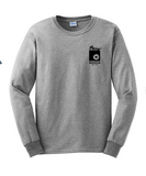 Employee ADULT Gildan Long Sleeved T-shirt in Light Gray  - Baked Fresh All Day Long