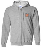Employee ADULT Gildan Zip-Up Hoodie in Sport Gray- anniversary version