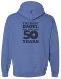 Employee ADULT Gildan Hoodie Pullover in Heather Sport Royal Blue anniversary version